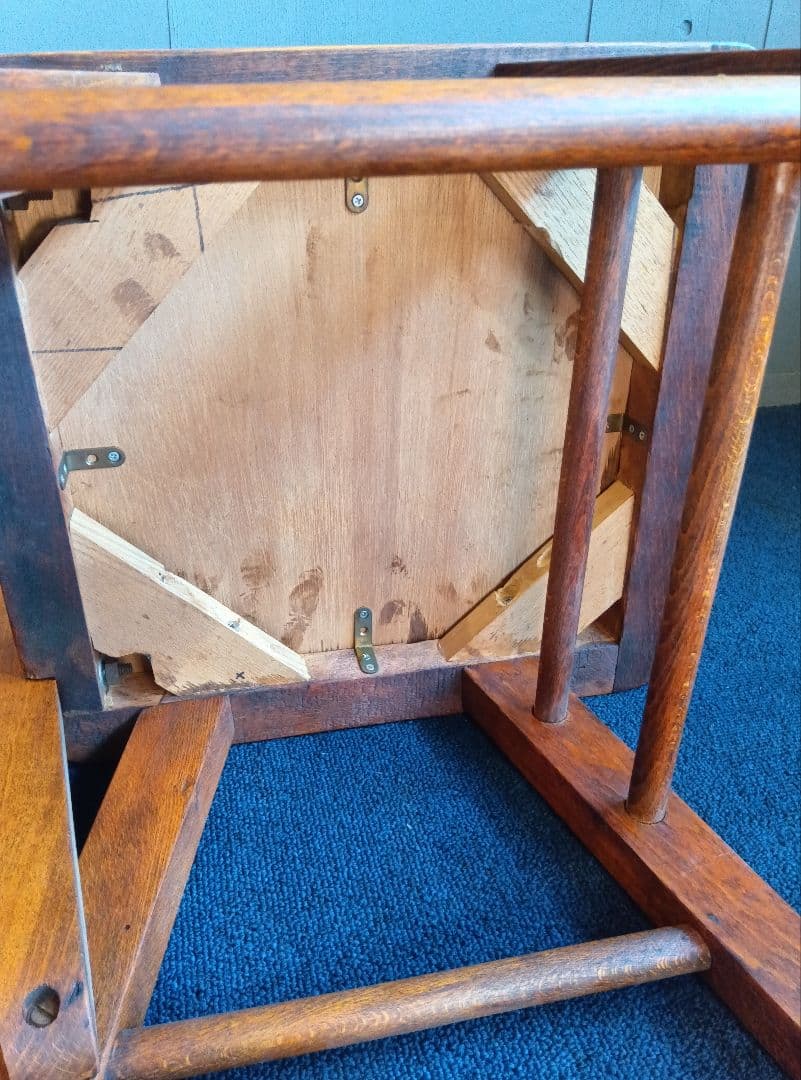 木製子供用スツール　ヴィンテージ　レトロ