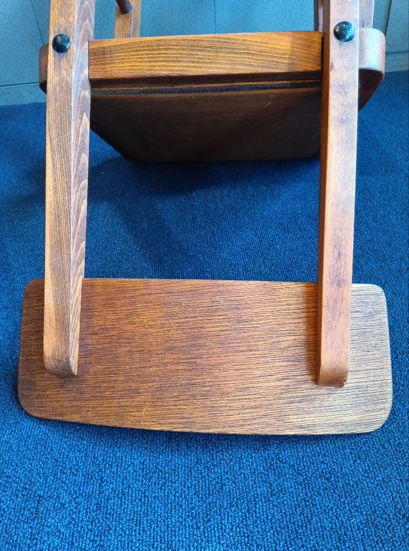 木製子供用スツール　ヴィンテージ　レトロ