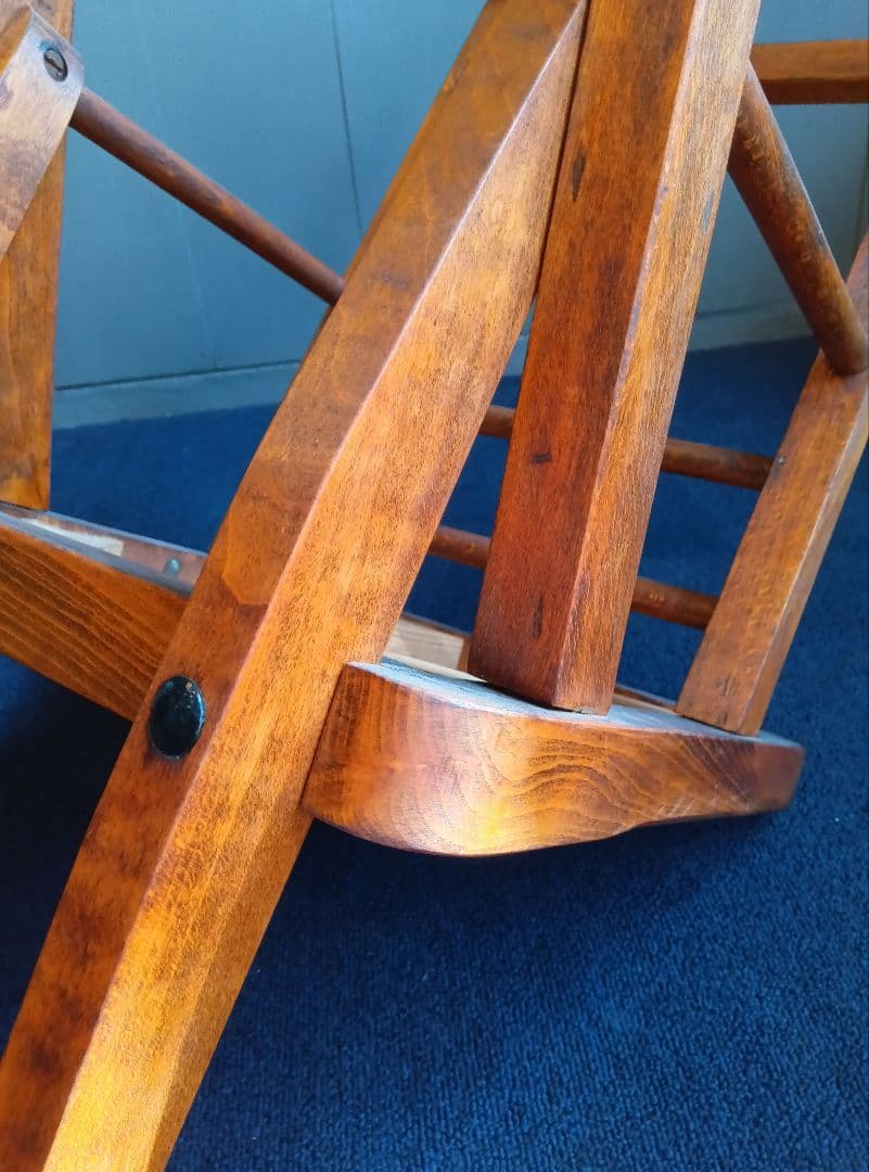 木製子供用スツール　ヴィンテージ　レトロ