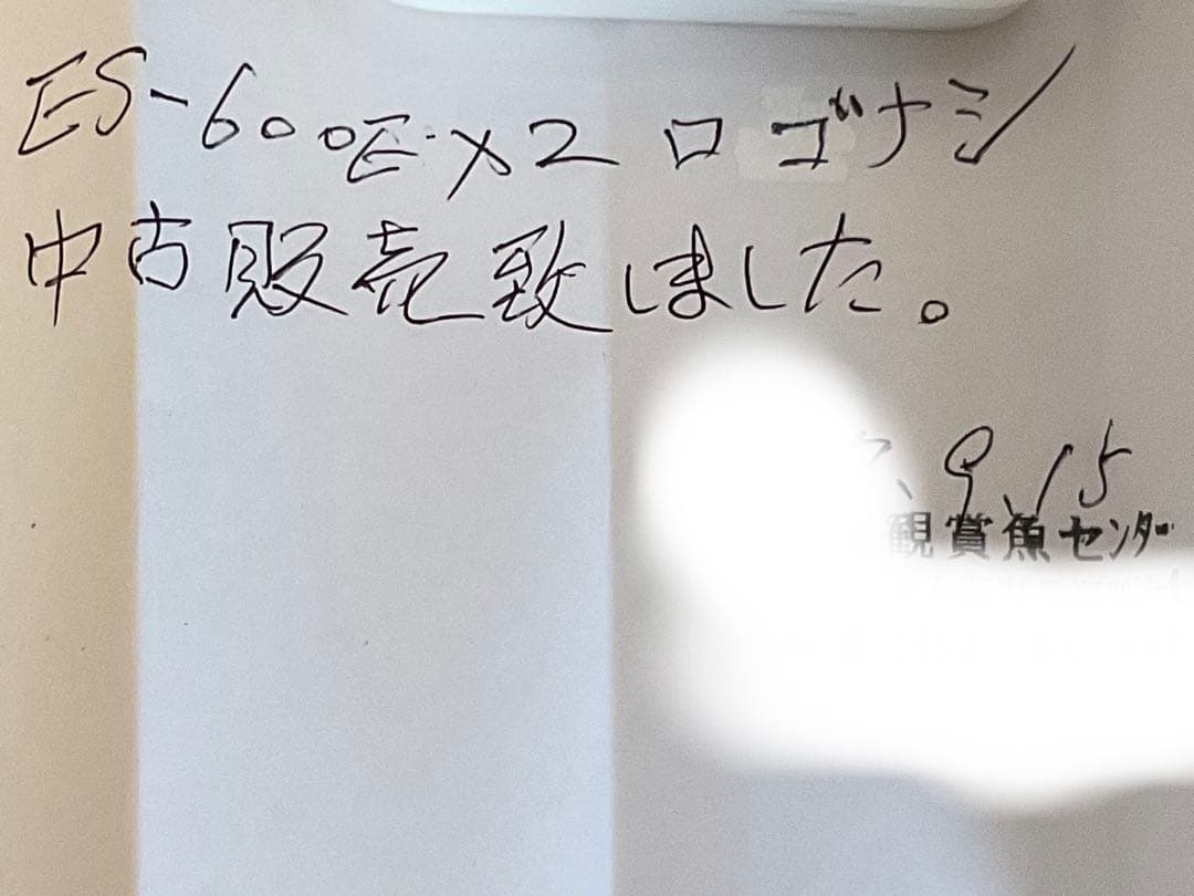 ADA スーパージェットフィルターES-600EX 外部フィルター