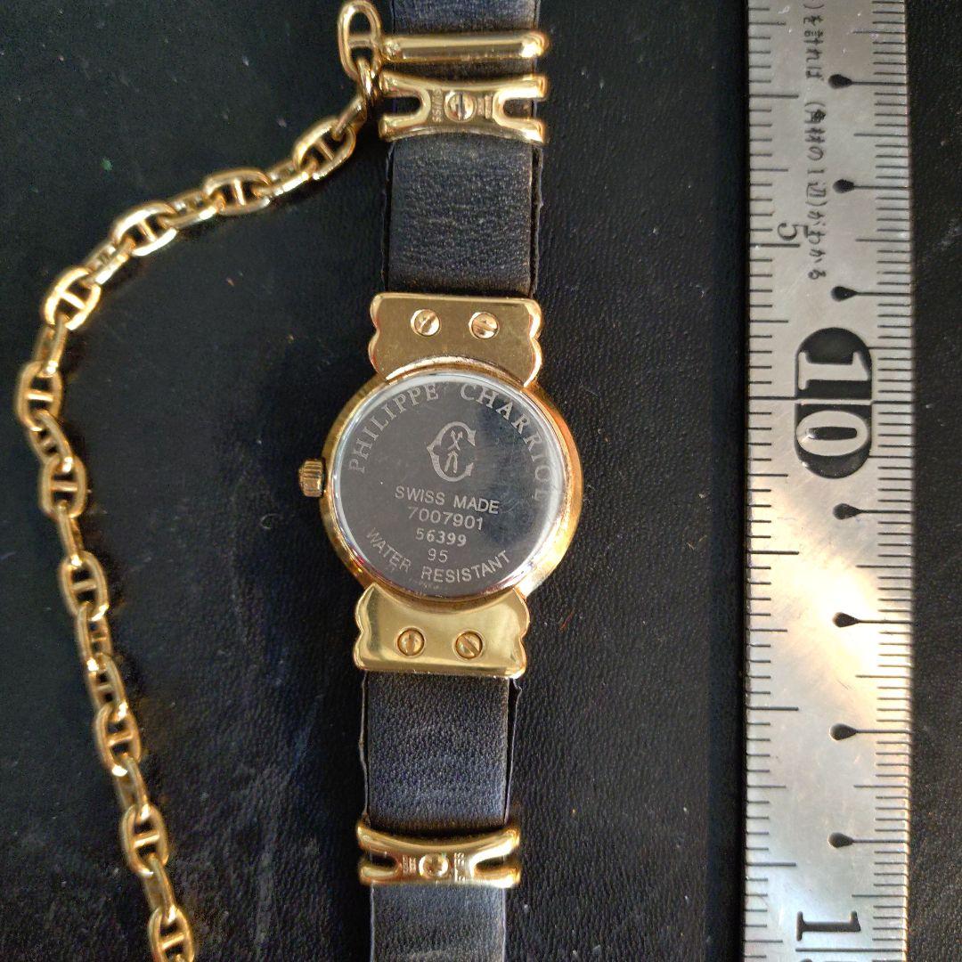 Philippe CHARRIOT swiss made ２針 ゴールド&ブルー