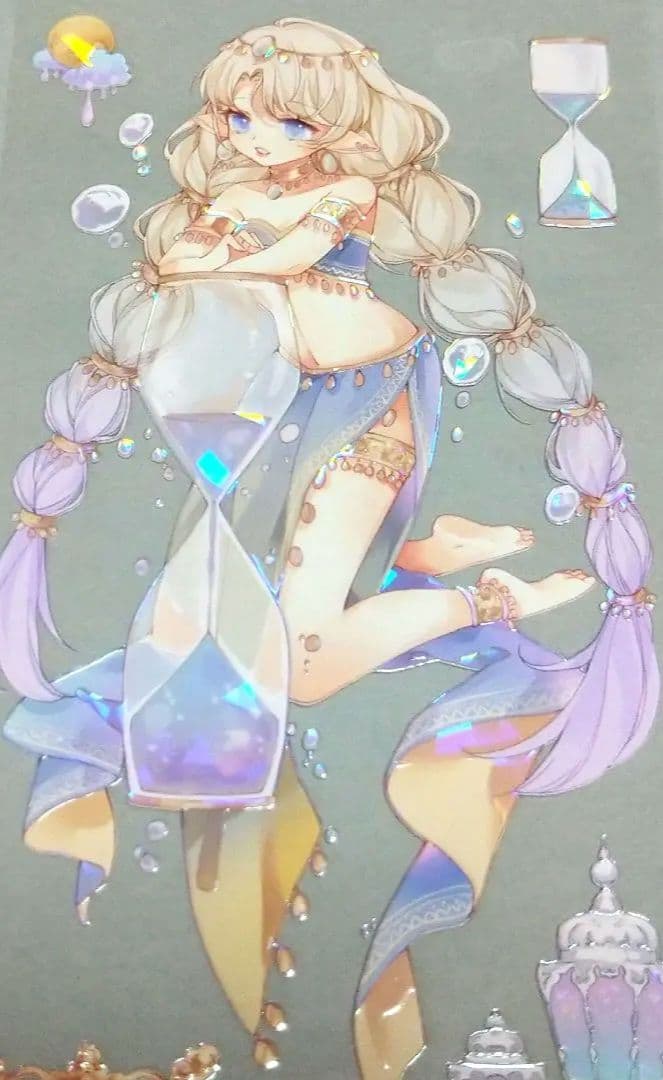 ☆再販☆J622＃水滨宁芙(贝壳光)Shine切り売り海外人物マステ女の子