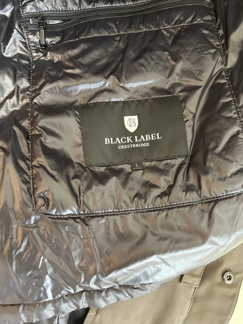 【定価10万円】BURBERRY BLACK LABEL フード付コート