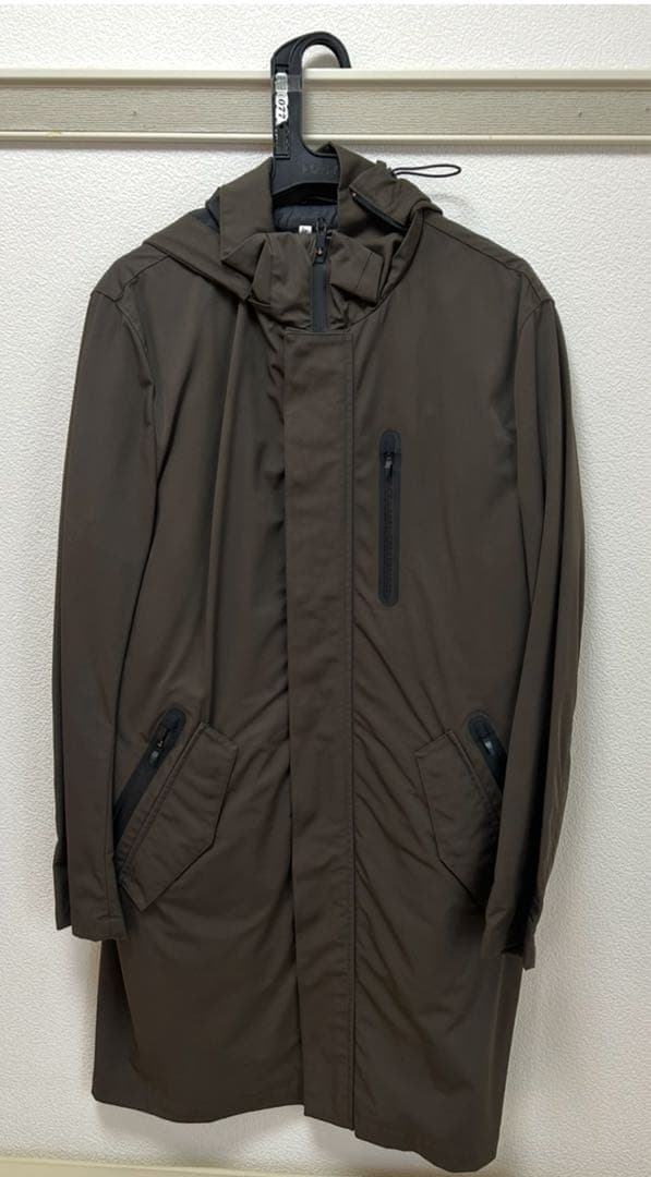 【定価10万円】BURBERRY BLACK LABEL フード付コート