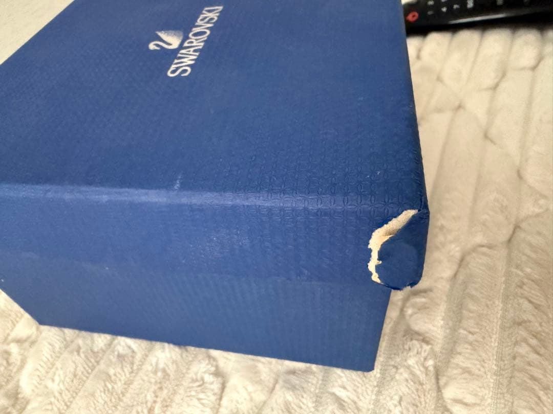 スワロフスキー　愛のキジバト　置き物