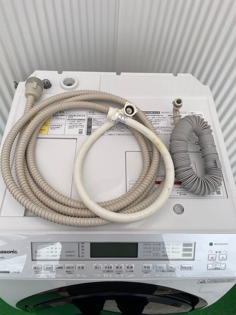 859 パナソニック ななめドラム式洗濯乾燥機 11kg ヒートポンプ乾燥 国産