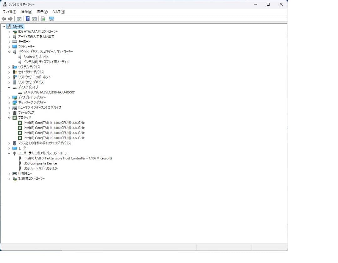 i3-8100/8GB/SSD256GB/無線LAN//Win11Pro