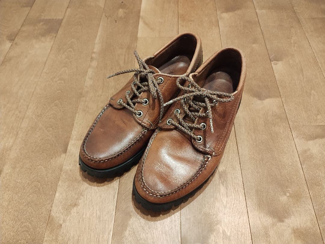 [USA製]80s REDWOOD MOCCASHIN レザー モカシン