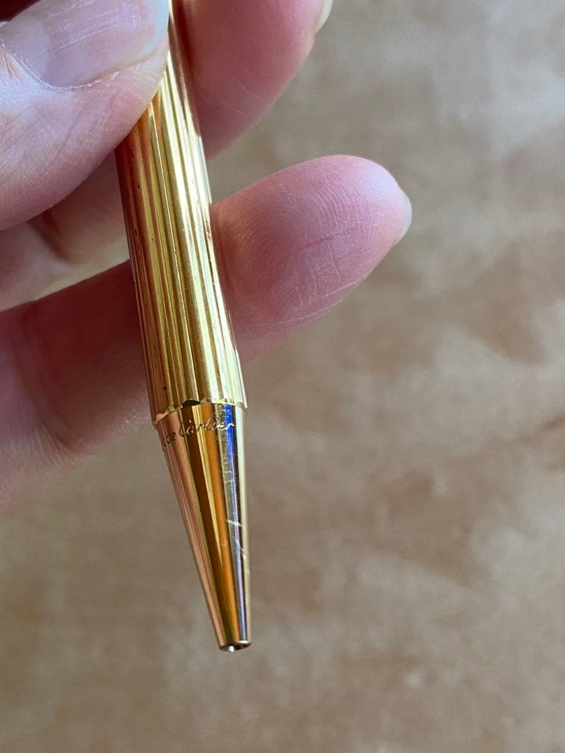 Cartier カルティエ トリニティ ツイスト式ボールペン インク黒ゴールド