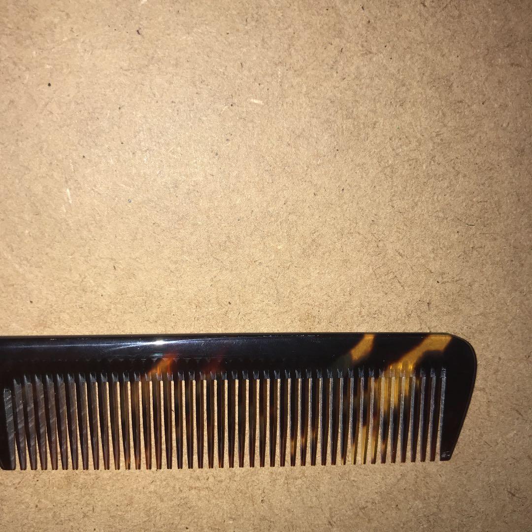 ビンテージ　　本鼈甲リングコーム　　未使用美品
