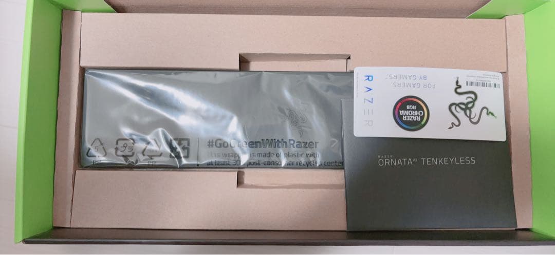 Razer ORNATA TENKEYLESS ブラック ゲーミングキーボード