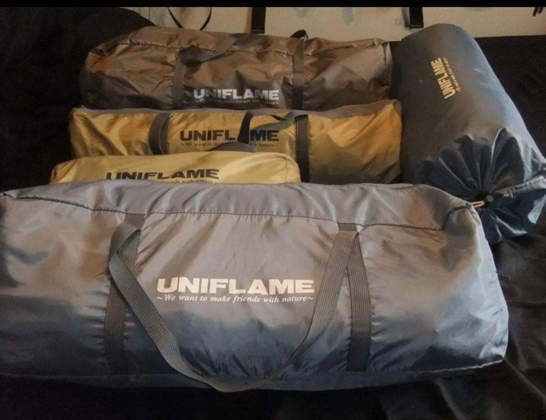 ユニフレーム　UNIFLAME　REBOタープ　（Ｍ）セット　ほぼ未使用