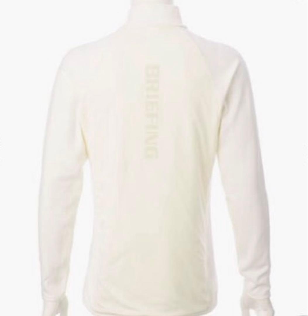 新品未使用タグ付BRIEFING メンズウィンドブロックハイネック ホワイトM