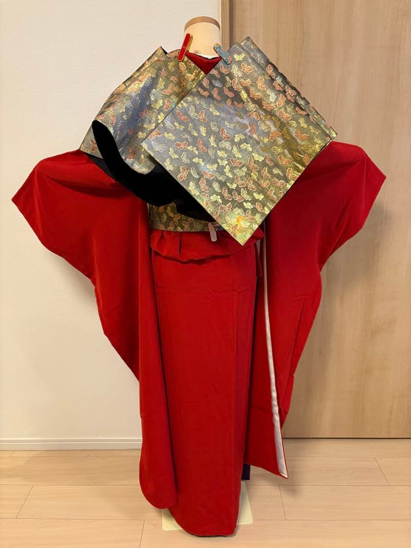 saki様 振袖のみ　赤 刺繍 sMH2511051