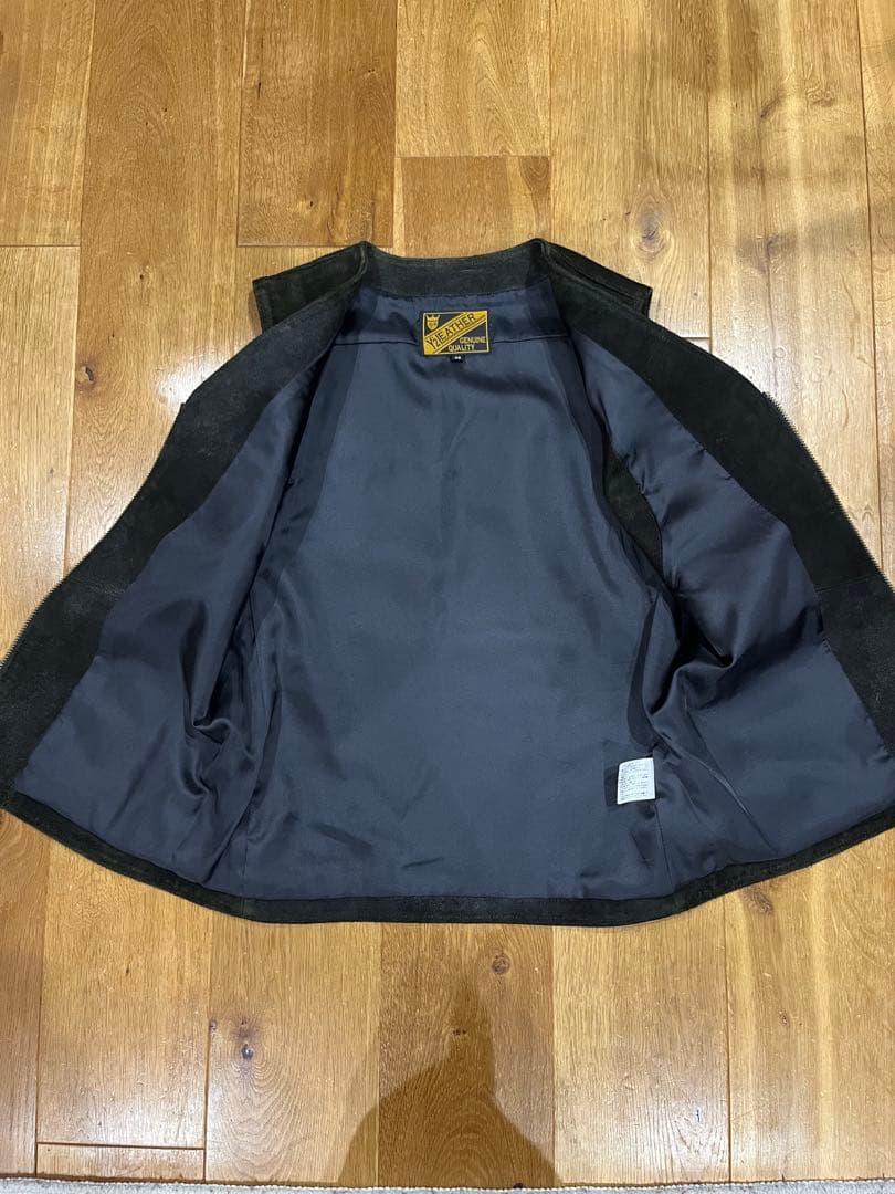 Y'2 LETHER スウェードベスト　38 美品