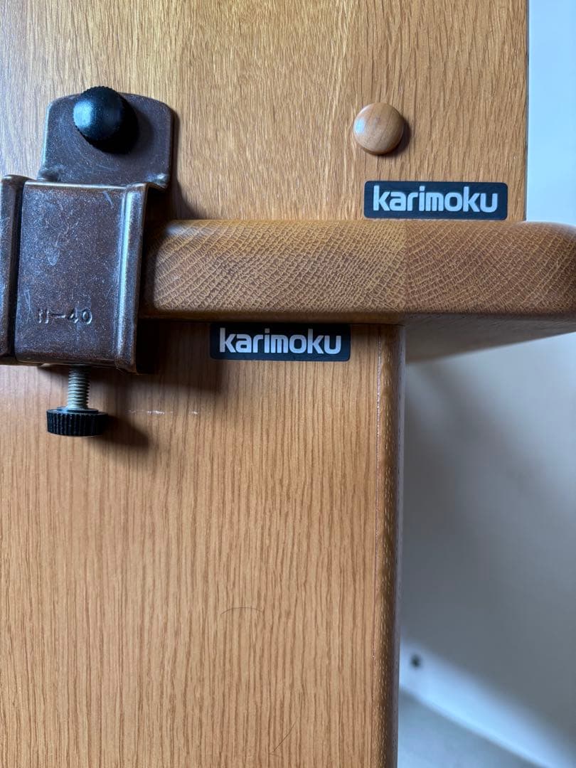 1/3 カリモク家具　学習机本体 (机本体、本棚、ワゴンセットで販売希望)