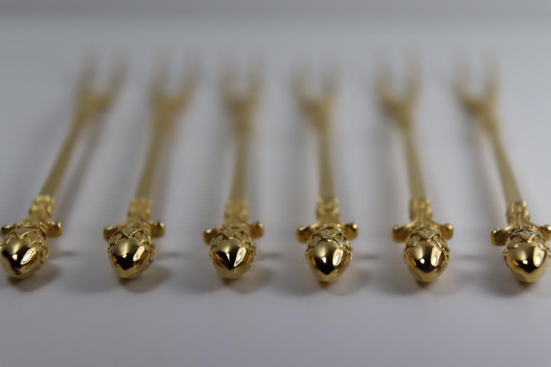 クリストフウィドマン■スターリング製フルーツピック6本セット■デコラ・クラシック