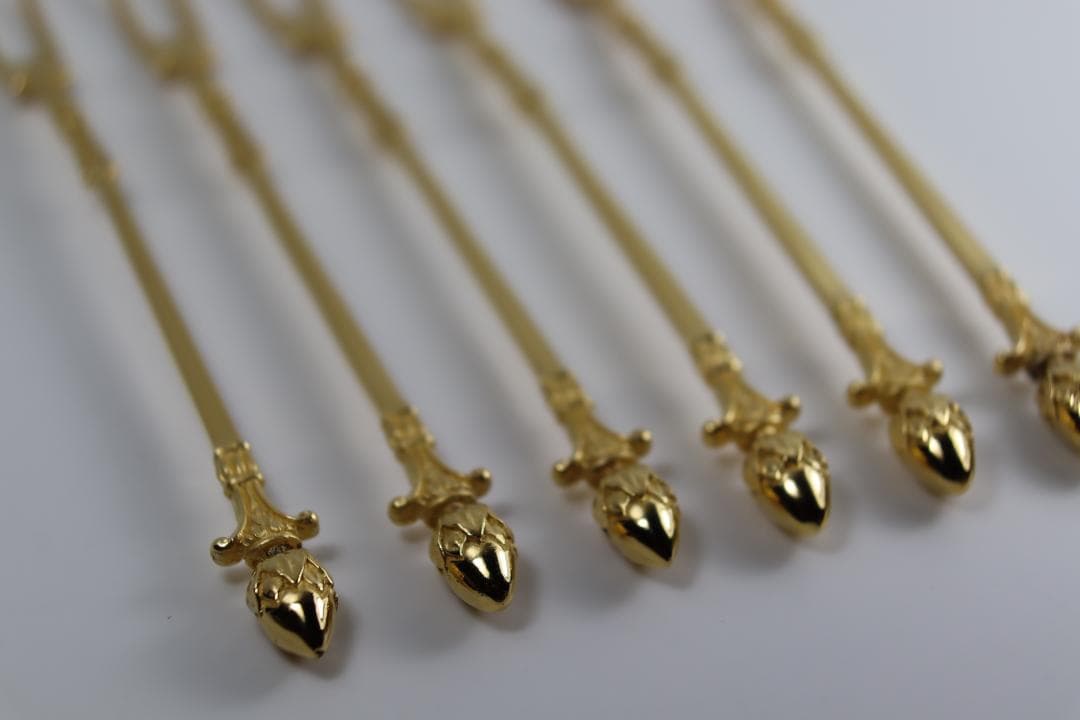 クリストフウィドマン■スターリング製フルーツピック6本セット■デコラ・クラシック