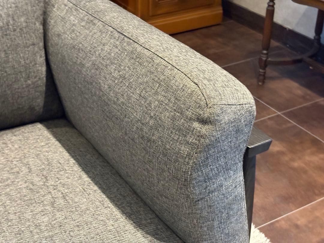 FUJIEI 富士栄　モダン　2Pソファ　アームソファ　リビング　ブラック　HZ