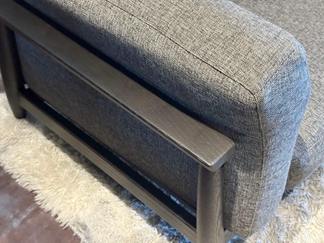 FUJIEI 富士栄　モダン　2Pソファ　アームソファ　リビング　ブラック　HZ