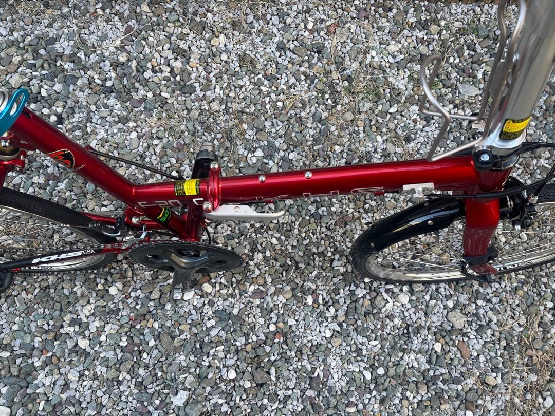 KHS F-20RC 2×10s 折りたたみ自転車 レッド