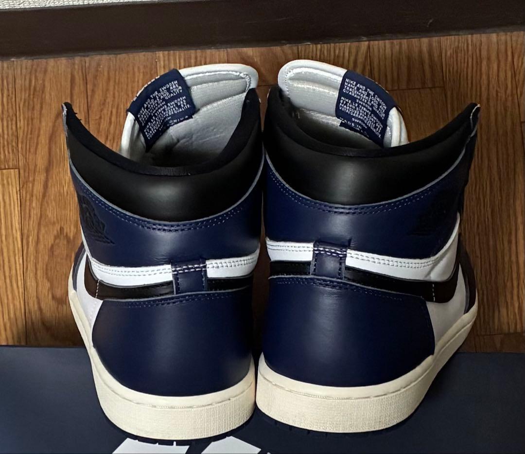 【箱付】ナイキ エアジョーダン1 レトロ ハイOGミッドナイト ネイビー