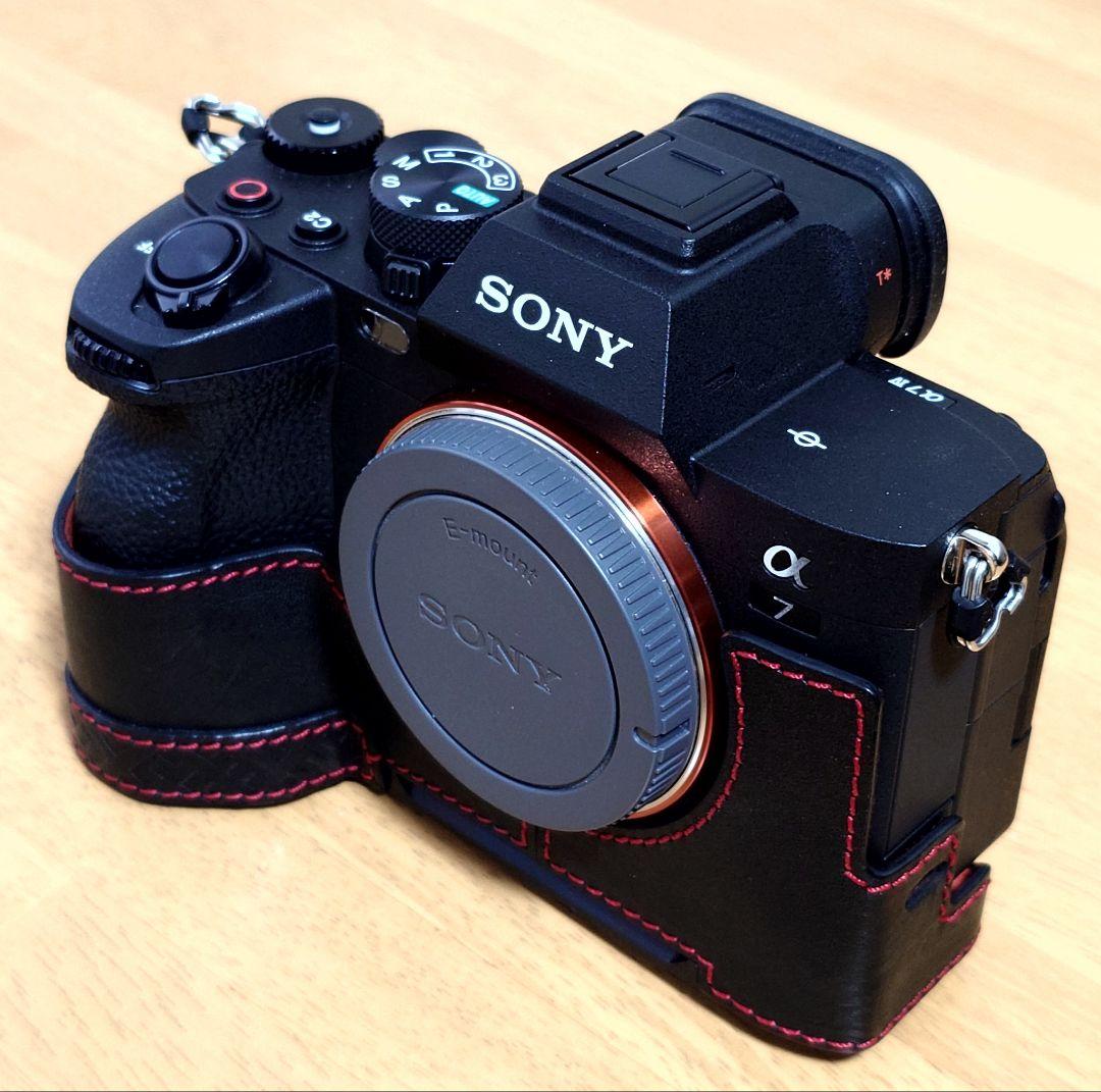 α7 IV ミラーレス一眼カメラ ボディ ＋ 本革カメラハーフケース