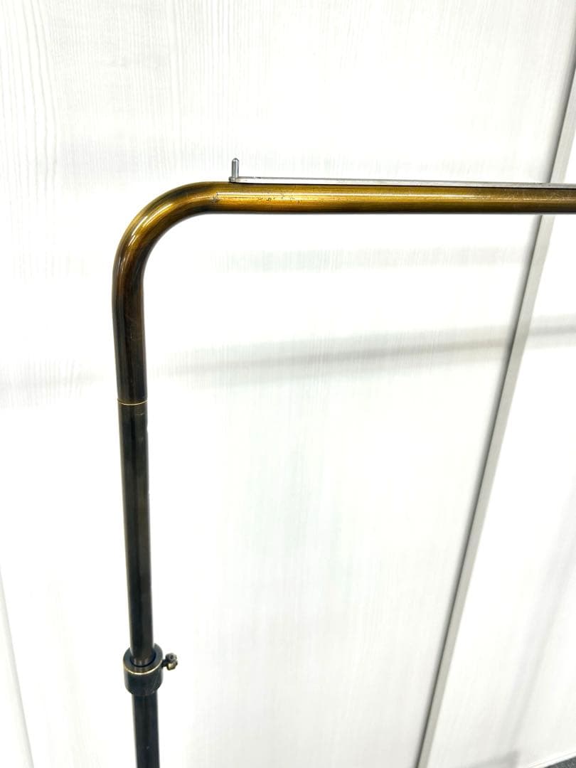 【超美品】 ハンガーラック アンティークゴールド 90cm 真鍮