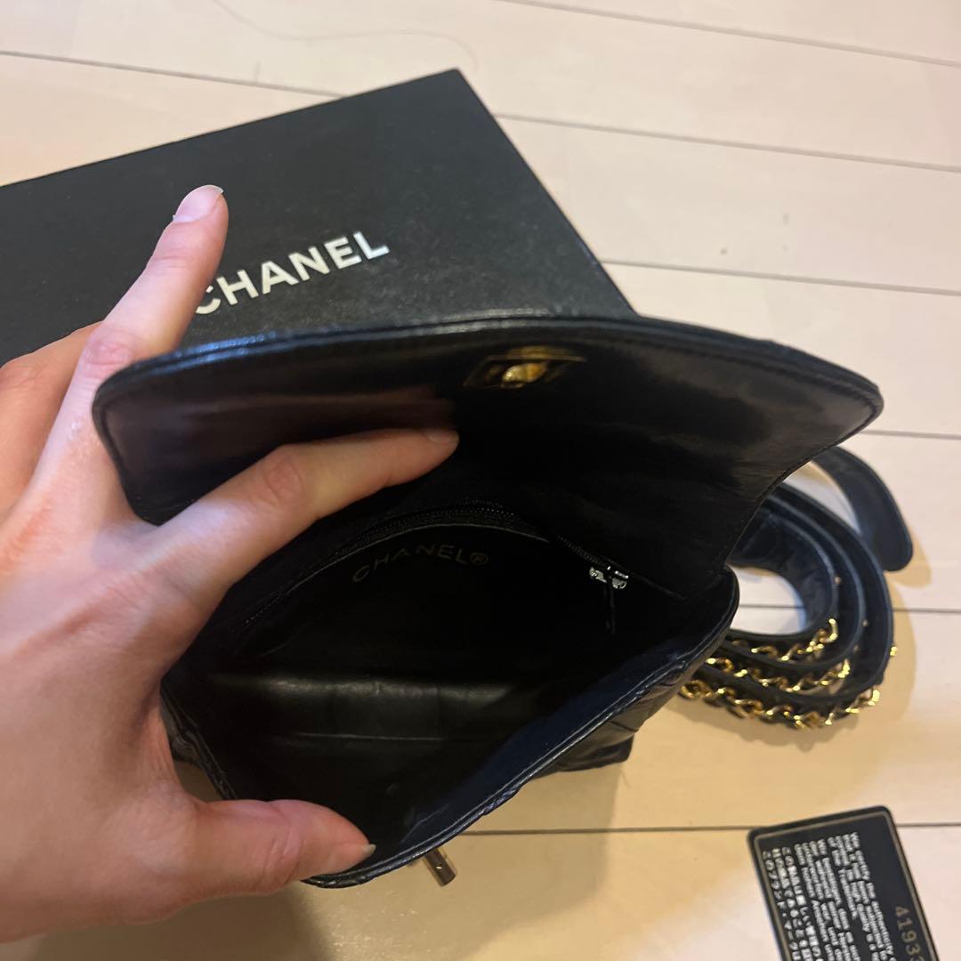 CHANEL ビコローレ　ウエストポーチ　マトラッセ　ヴィンテージ