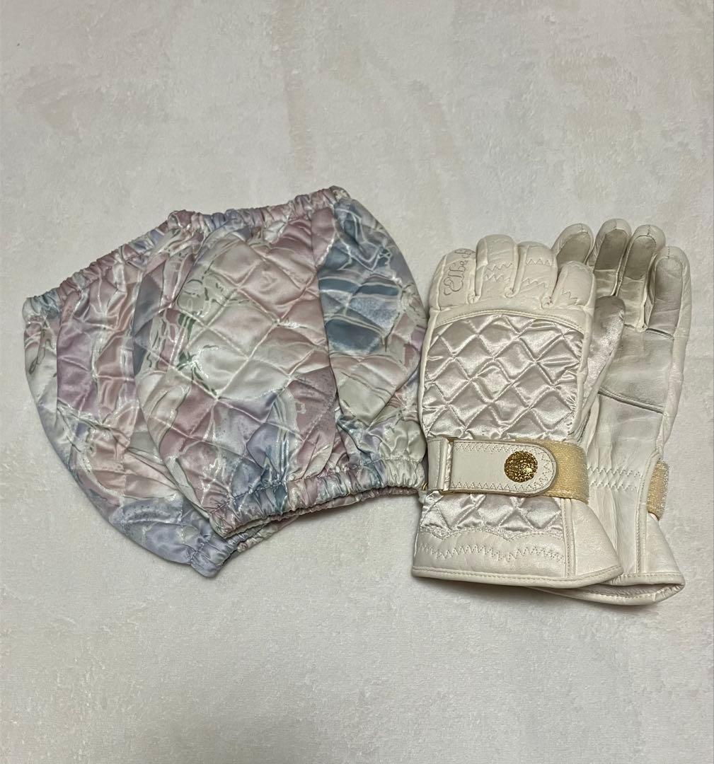 スキーウェアセット　花柄レトロ　90s Ｌサイズ