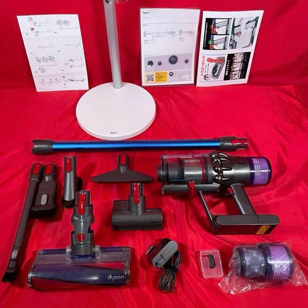 ダイソン⑤SV14V11 純正スタンド 新品パイプ付　ヘッド選択式　補強トリガー