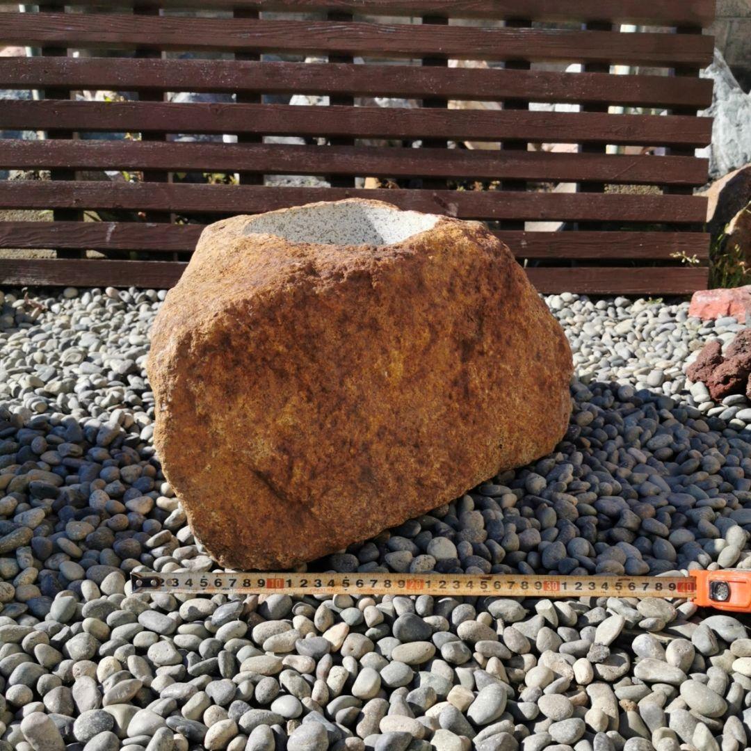 鞍馬石　蹲　48.6キロ　庭石　鑑賞石　石　庭　坪庭　砂利　和