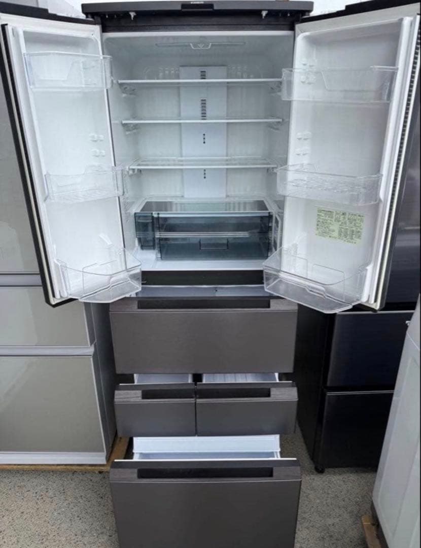 【高年式】2022年式 457L SHARP冷蔵庫 SJ-MF46J-H