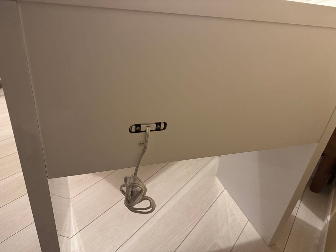 Alice ドレッサー　デスク　ホワイト　白　メイク台