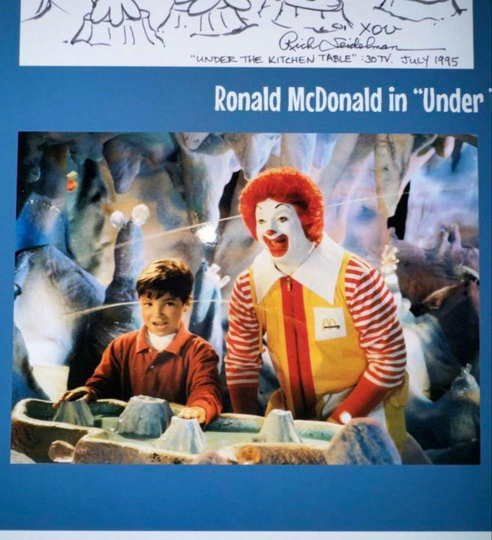 アメリカ マクドナルド ヴィンテージ ディスプレイ ストーリーボード 絵コンテ