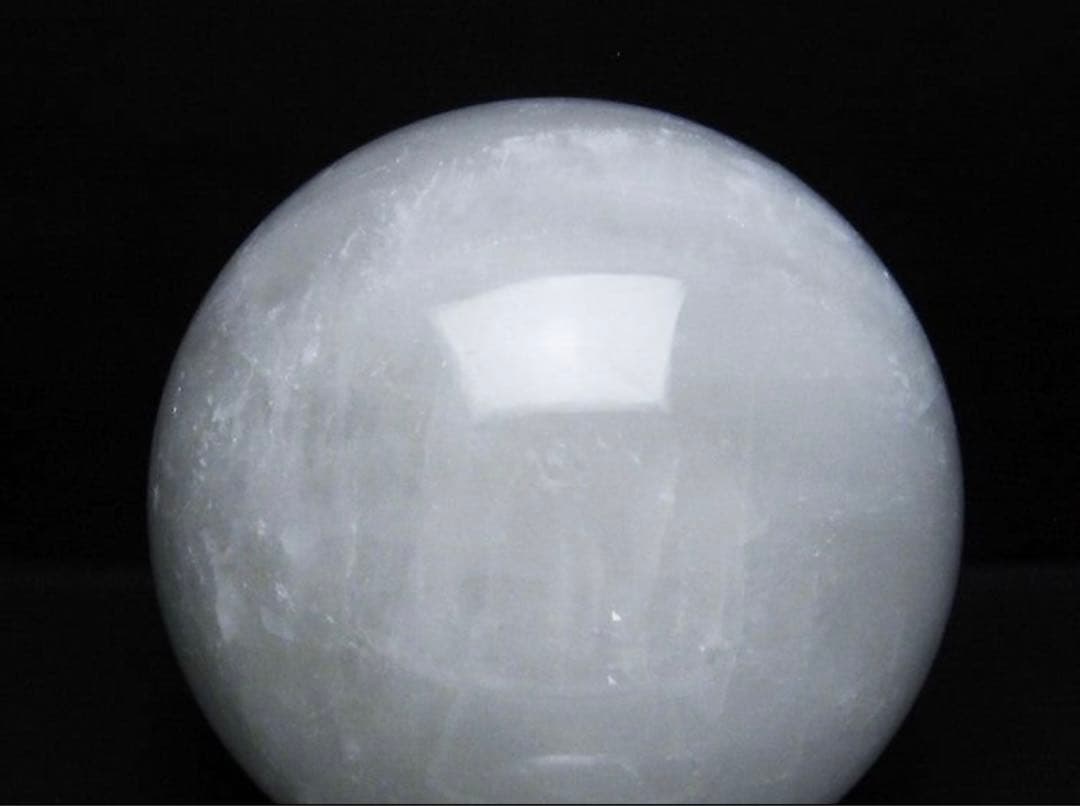 【特大】 天然9.4Kgヒマラヤ水晶丸玉 192mm パワーストーン　台座付き