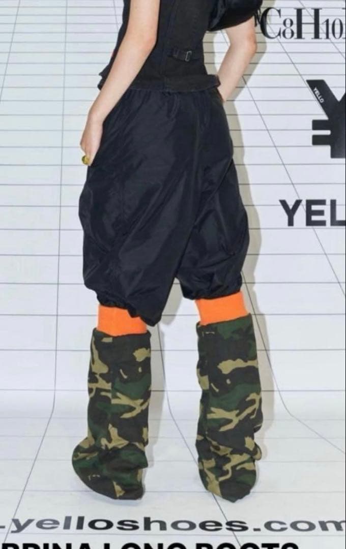 yello 迷彩 ブーツ