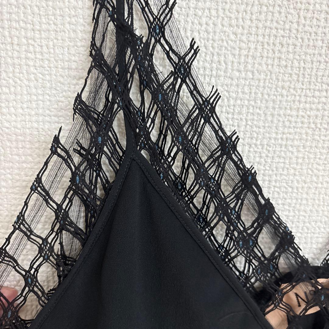 40 N°21 ヌメロヴェントゥーノ　黒　ブラック　キャミソール