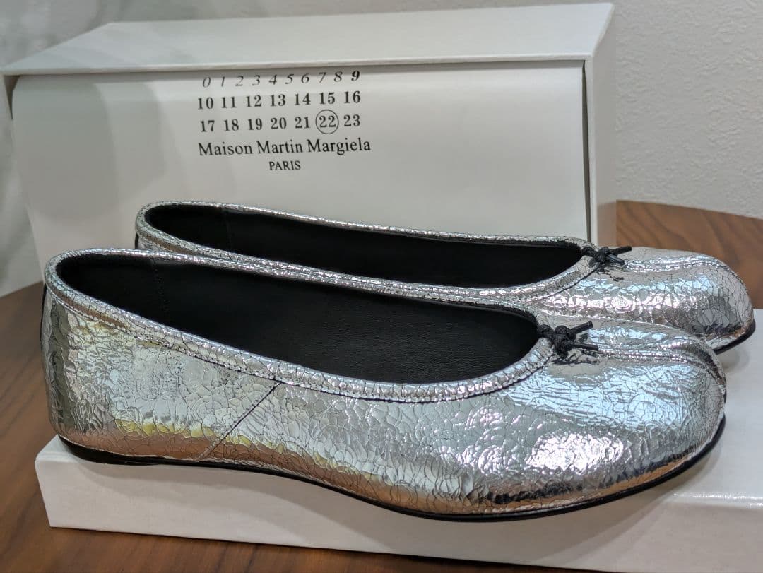 Maison Margiela ブロークンミラーシューズ シルバー 38