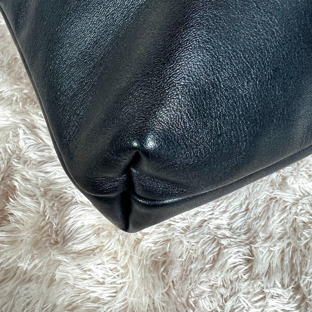 gemeil russet レザーワンハンドルミニショルダーバッグ　黒