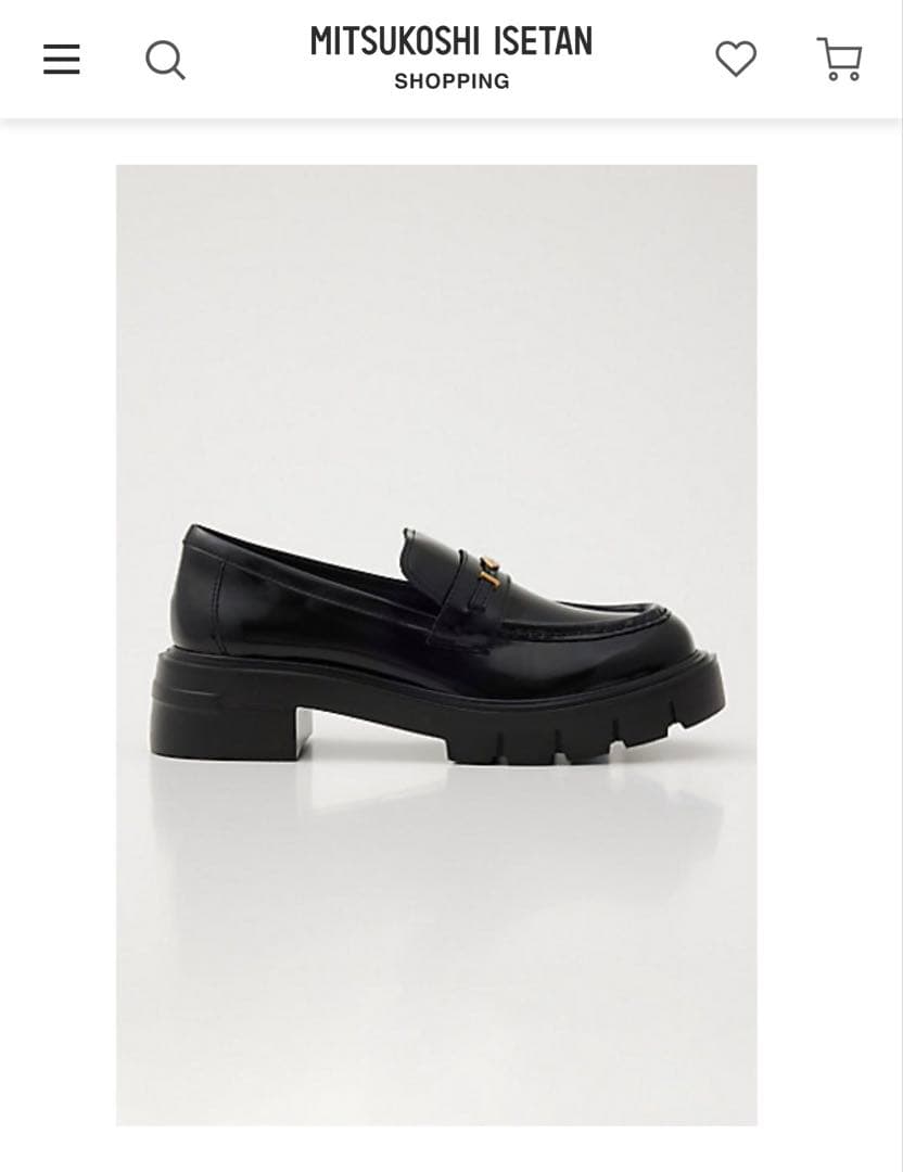 スタッカート　ダイスタンクソールローファー　ブラック 24.5センチ