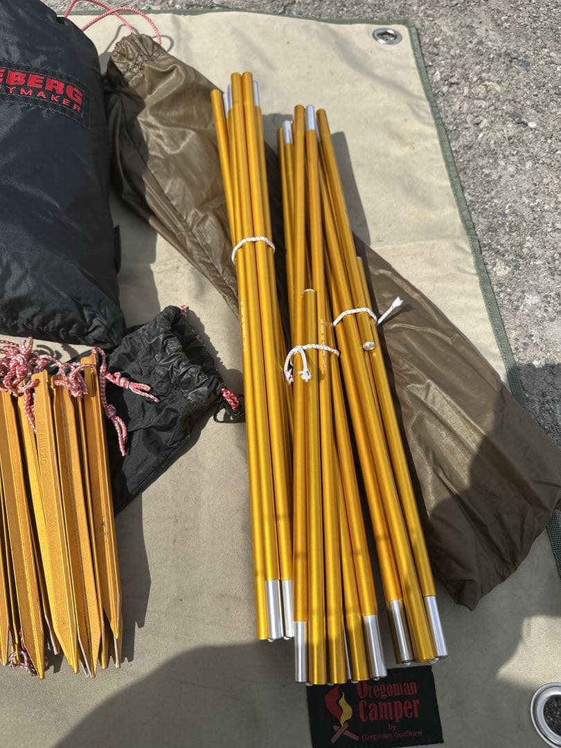 ヒルバーグHILLEBERG ナロ4GT フットプリント　セット