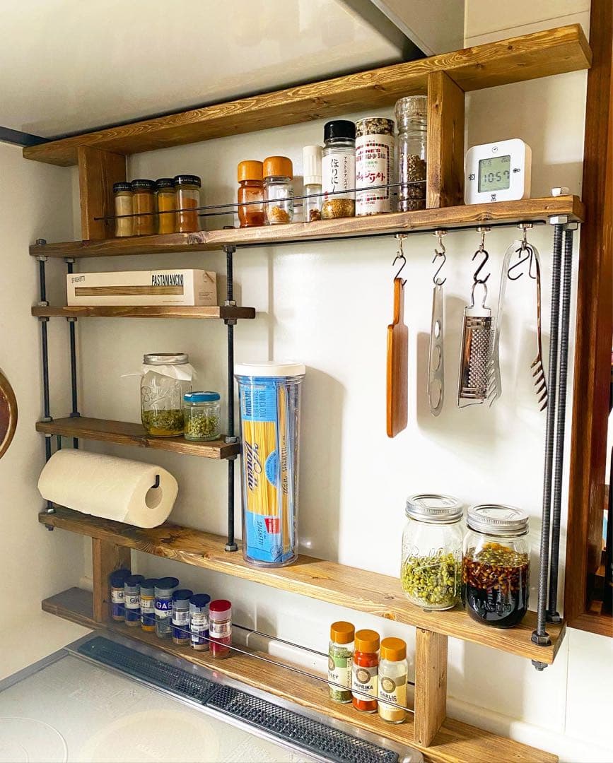 しるこ オーダーサイズキッチンラック