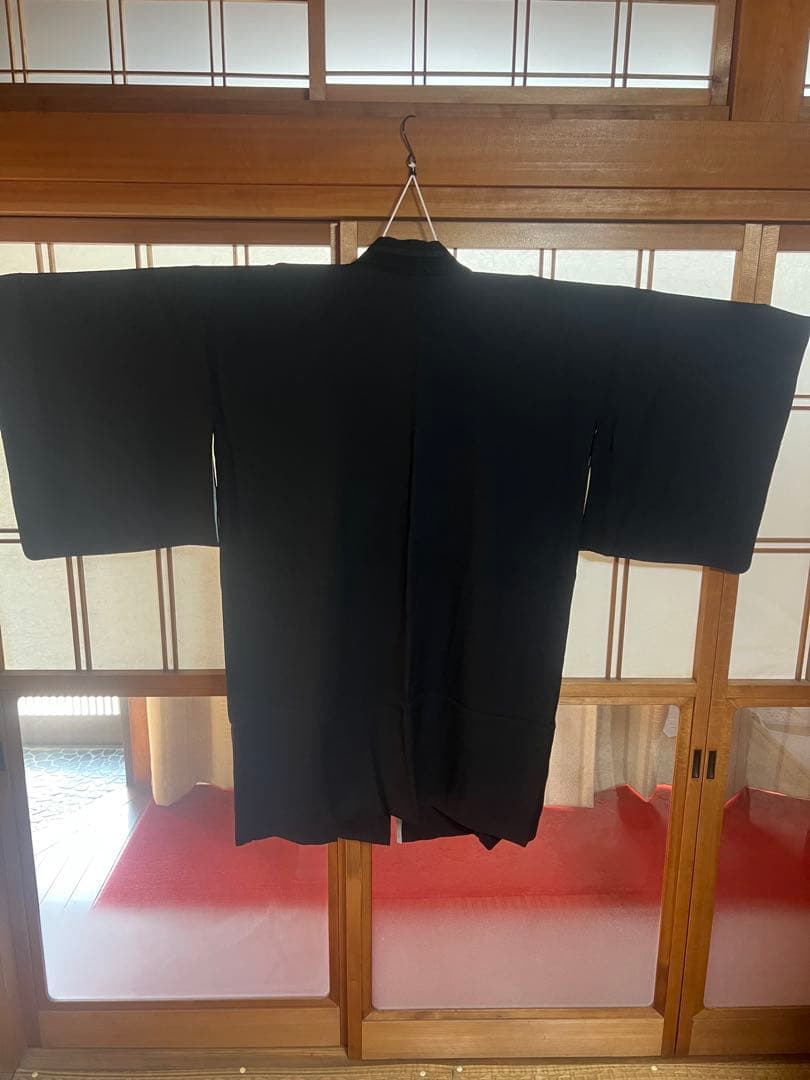 美品 道中着 冬用 和装コート 正絹