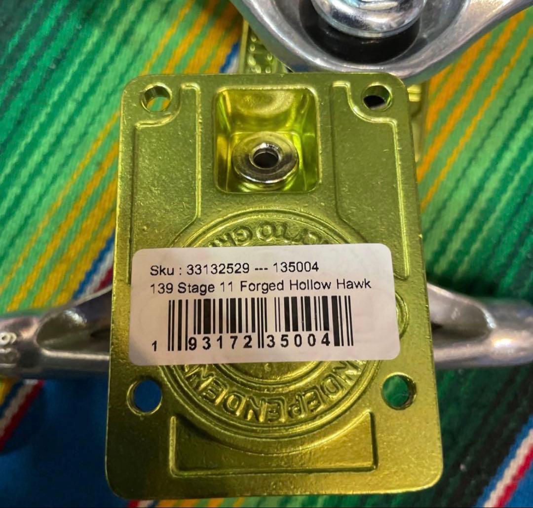 Independent スケートボードインディトラック 139スケボー小物