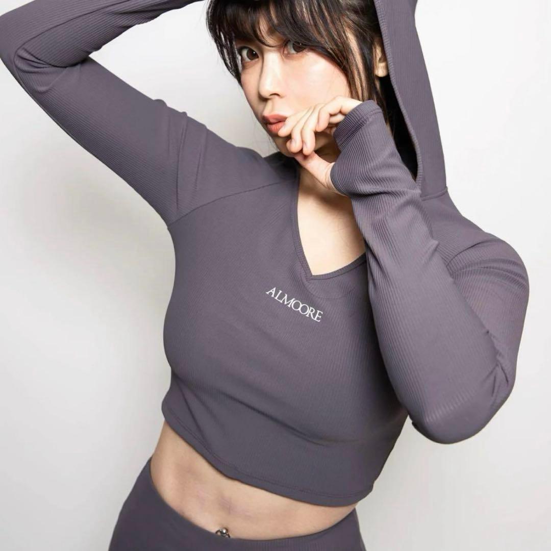 almoore | アルモーア | スリムリブトップス | レギンス | 新品