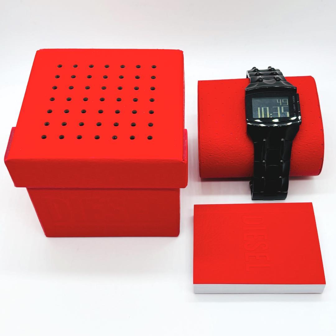 【入手困難】ディーゼル DZ2156 腕時計 ブラック 電波時計 【1-D-①】