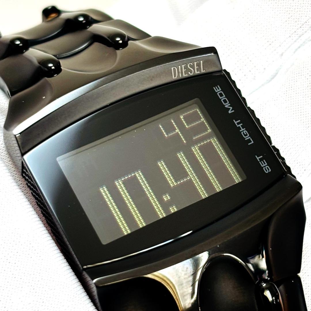 【入手困難】ディーゼル DZ2156 腕時計 ブラック 電波時計 【1-D-①】