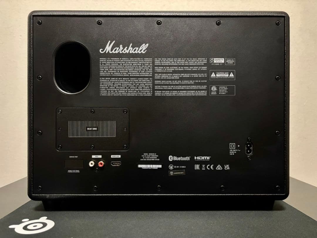 スピーカー・ウーファー Marshall Woburn III Black