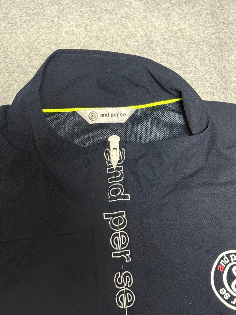 and per se ネイビー ジャケット